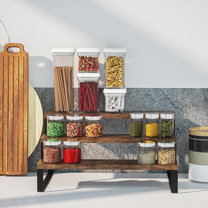 wooden kitchen organizer