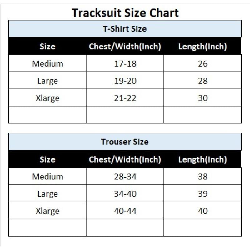 2 Pcs Men's Cotton Jersey Printed Track Suit