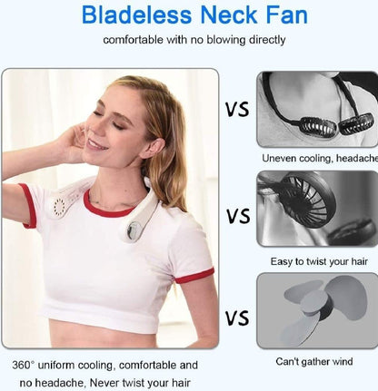 Experience portable and rechargeable neackfan with outclass fan speed 🍃 and light weight 45% 0ff 🔥 in summer sale