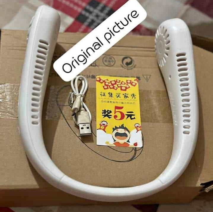 Experience portable and rechargeable neackfan with outclass fan speed 🍃 and light weight 45% 0ff 🔥 in summer sale